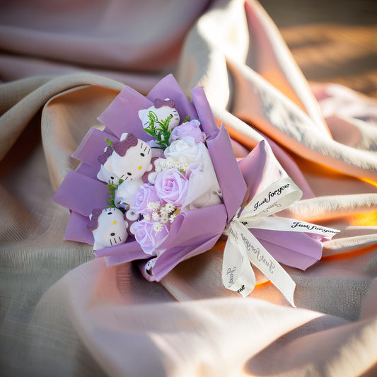 Hello Kitty Bouquet Purple